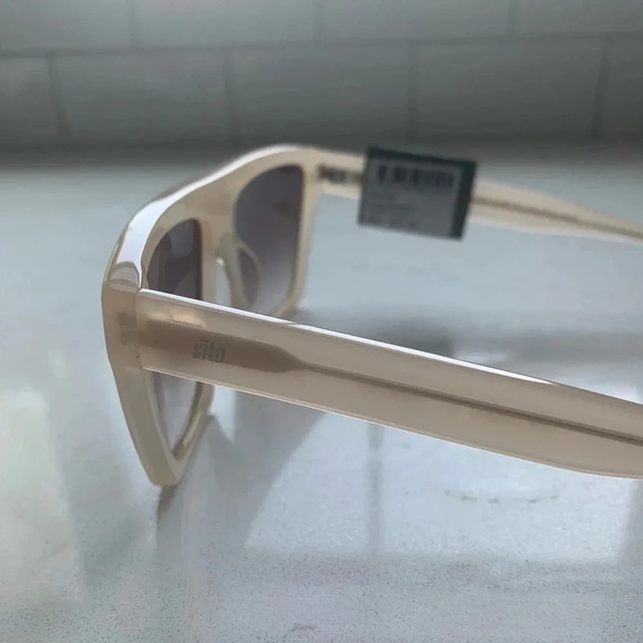 Sito Bender Sunglasses - 57mm - Vanilla - NWT with included pouch - Picture 6 of 10